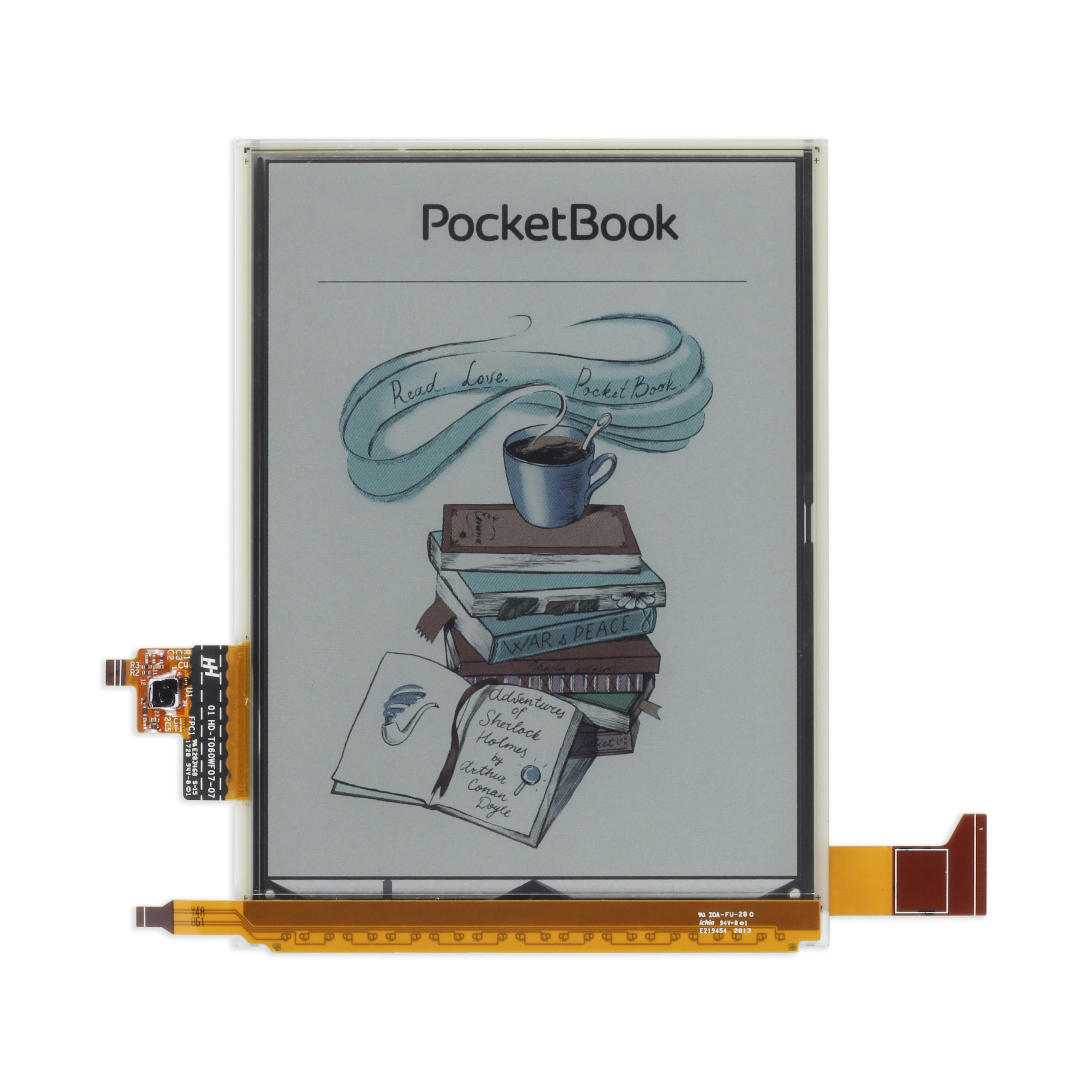Новый 6-дюймовый экран EC060KH3 34pin Eink для электронной книги PocketBook ЖК-дисплей плоский