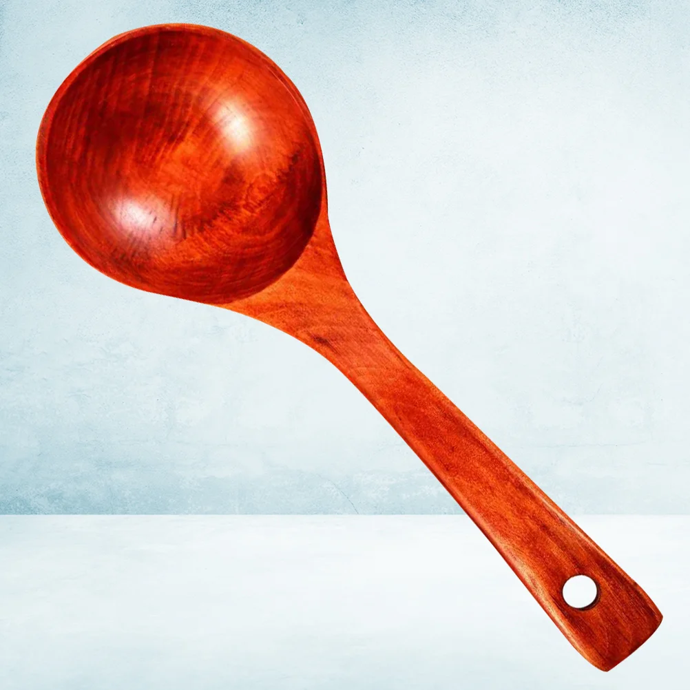

1Pc Wooden Scoop Creative Safe Smooth Catering Tableware Kitchen Utensils