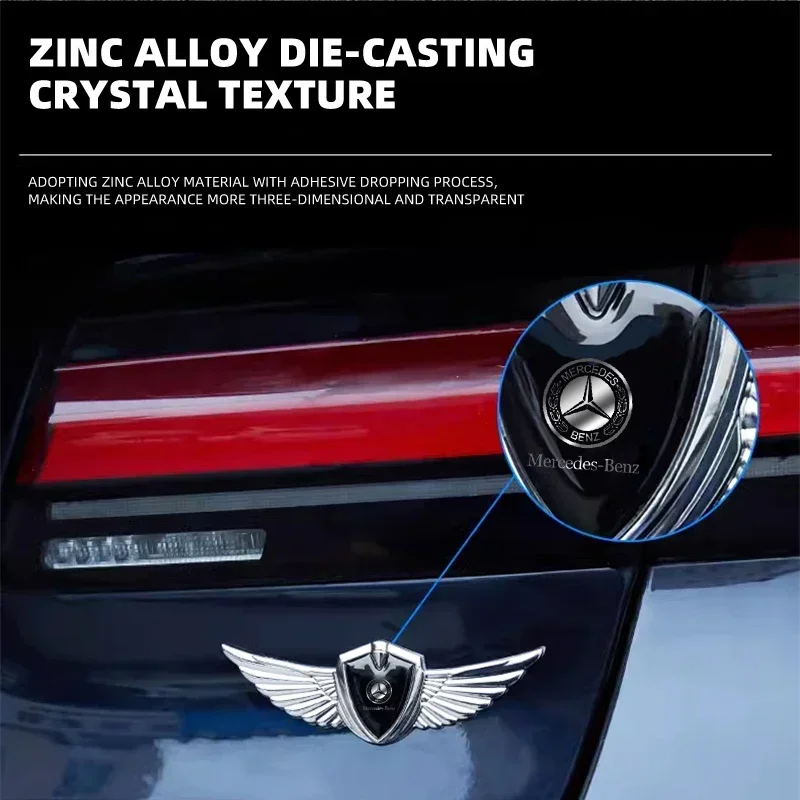 1 шт. металлический автомобильный 3D Орлан Крылья Ангела логотип Багажник крыло