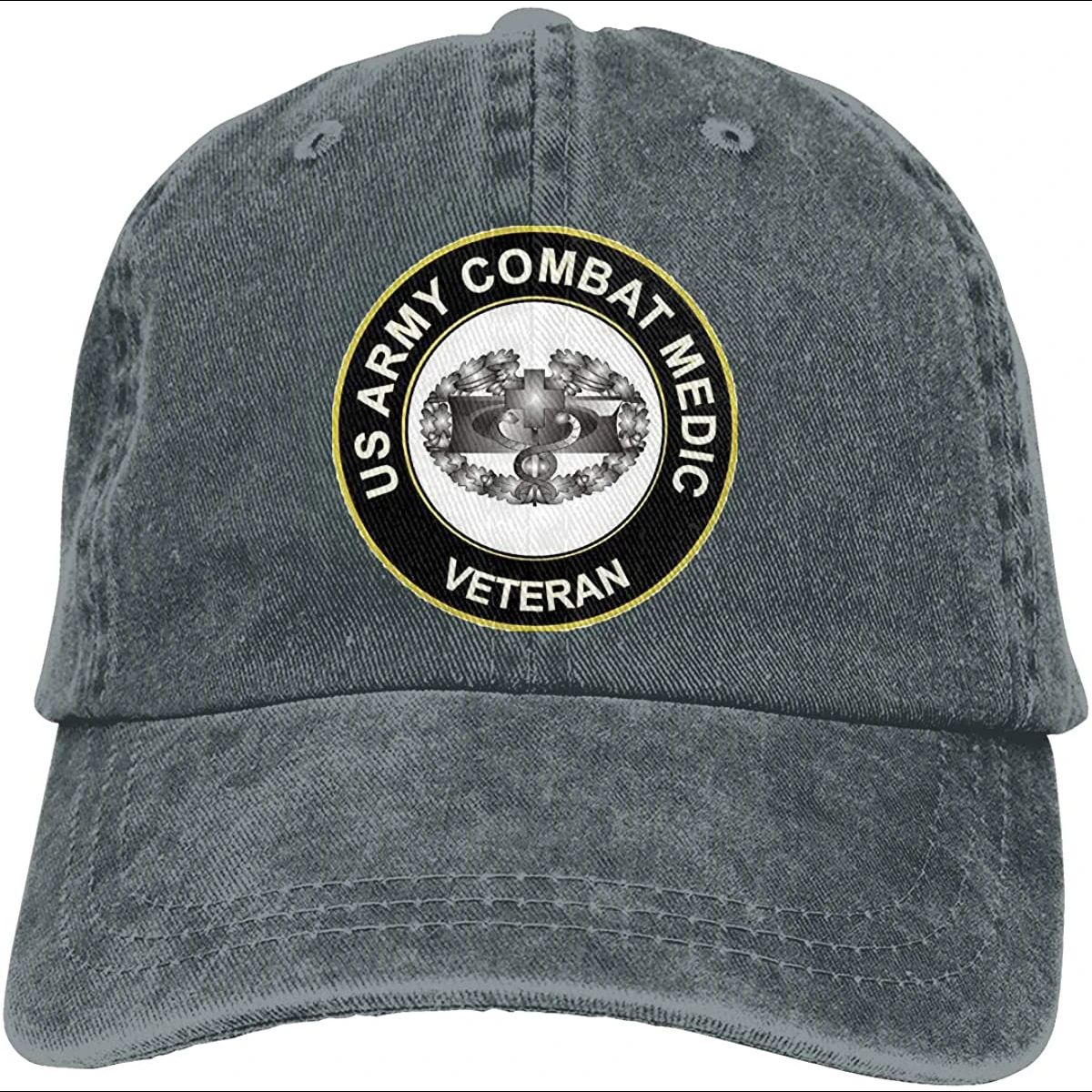 

US Army Combat Medic Veteran Adult Cowboy Hat Baseball Cap Adjustable Athletic Customized Awesome Hat