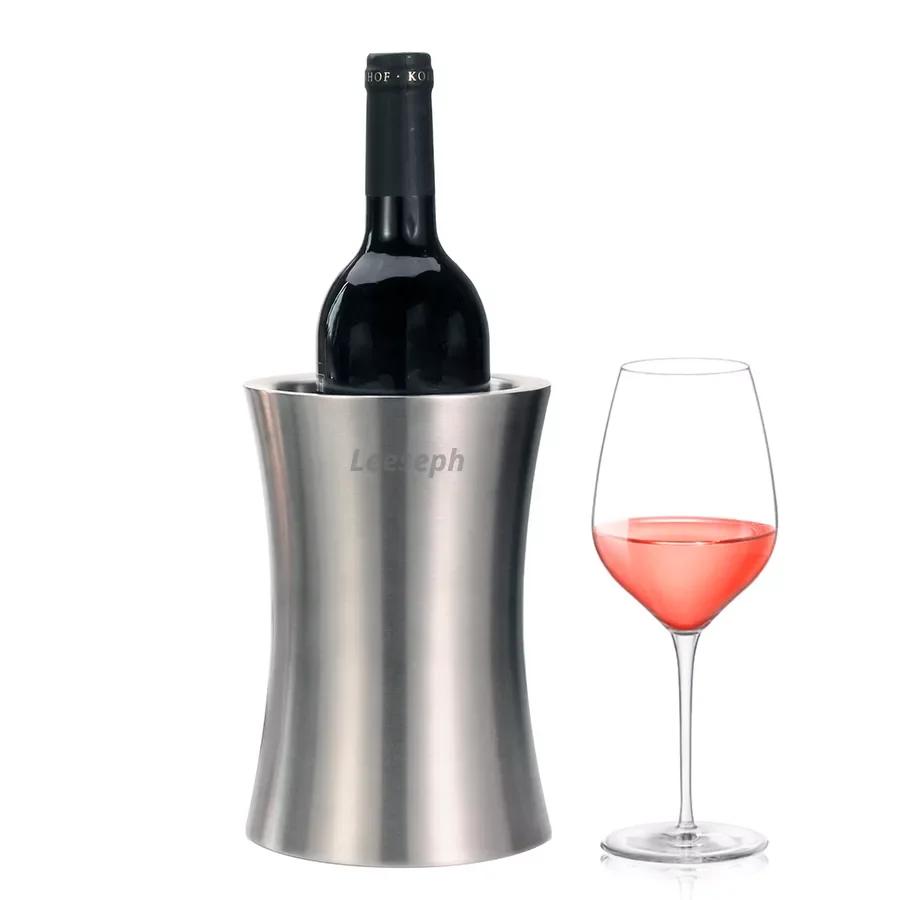 

Stainless Steel Wine Bottle Cooler Chiller - Keep Cold Wine and Champagne Multipurpose Use as Kitchen Utensil