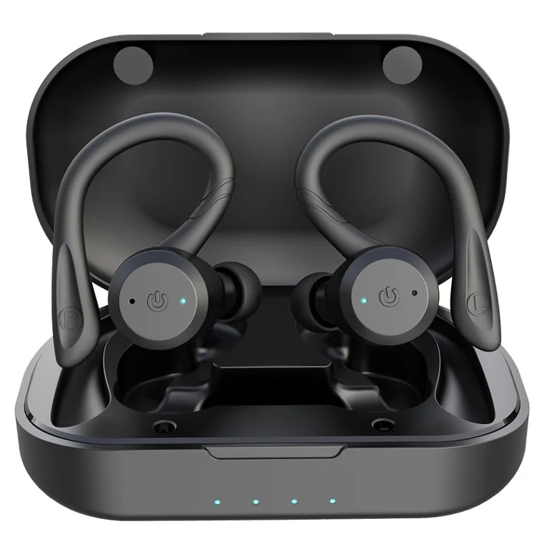 

20 Hours Play Time Swimming Waterproof Bluetooth Earphone Dual Wear Style Sport Wireless Headset TWS Ipx7 Earbuds Stereo