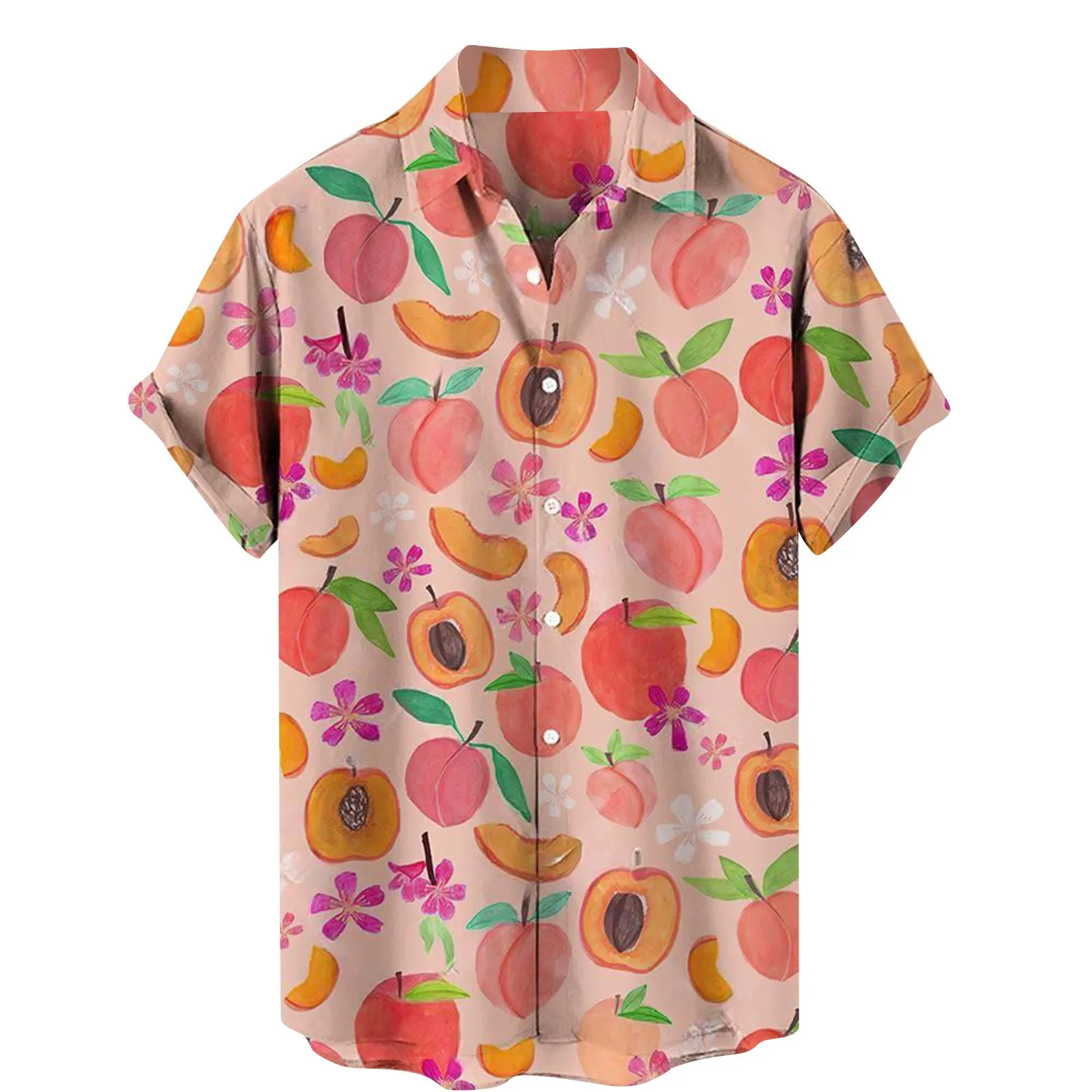 

Гавайская Мужская рубашка, летняя пляжная Повседневная укороченная футболка с 3d принтом подсолнуха, уличная модная свободная одежда большого размера, уличные футболки для мужчин