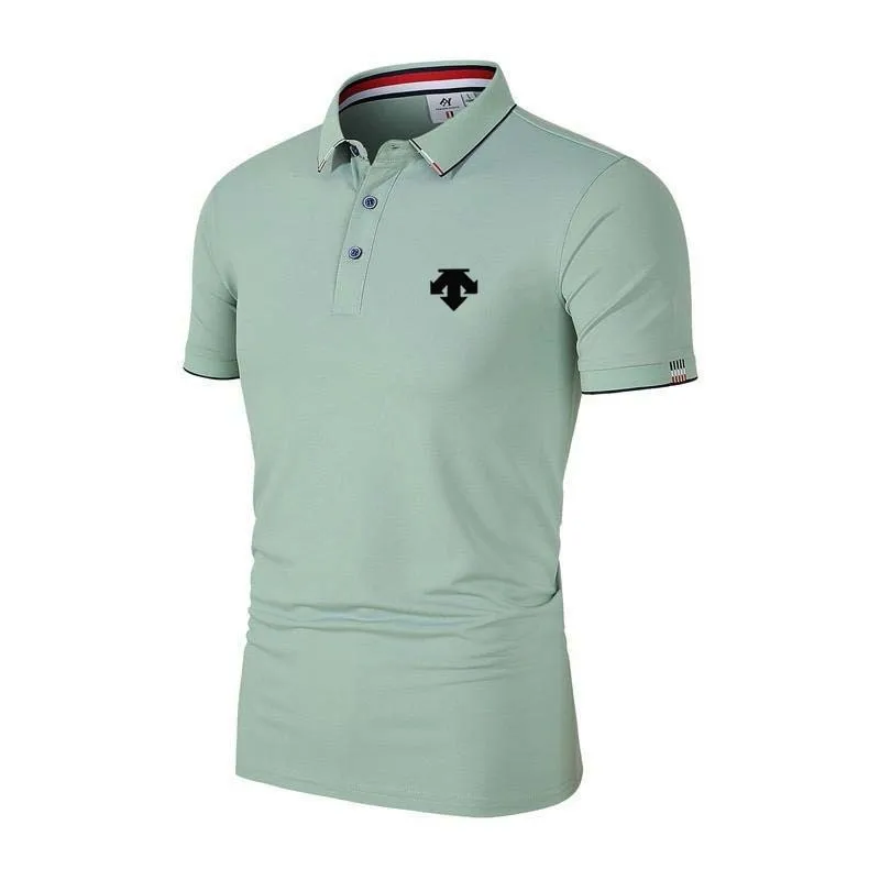 Golf clothing men's new polo shirt summer classic short-sleeved men's cotton leisure golf polo shirt short-sleeved