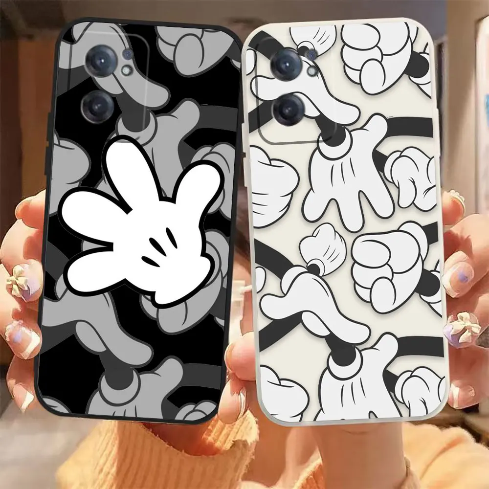 

Mickey Minnie Abstract Painting Phone Case For Oneplus 11 10 9 9R 9RT 8 8T 7 7T ACE 2 2V NORD CE Lite Pro Case Funda Shell Capa