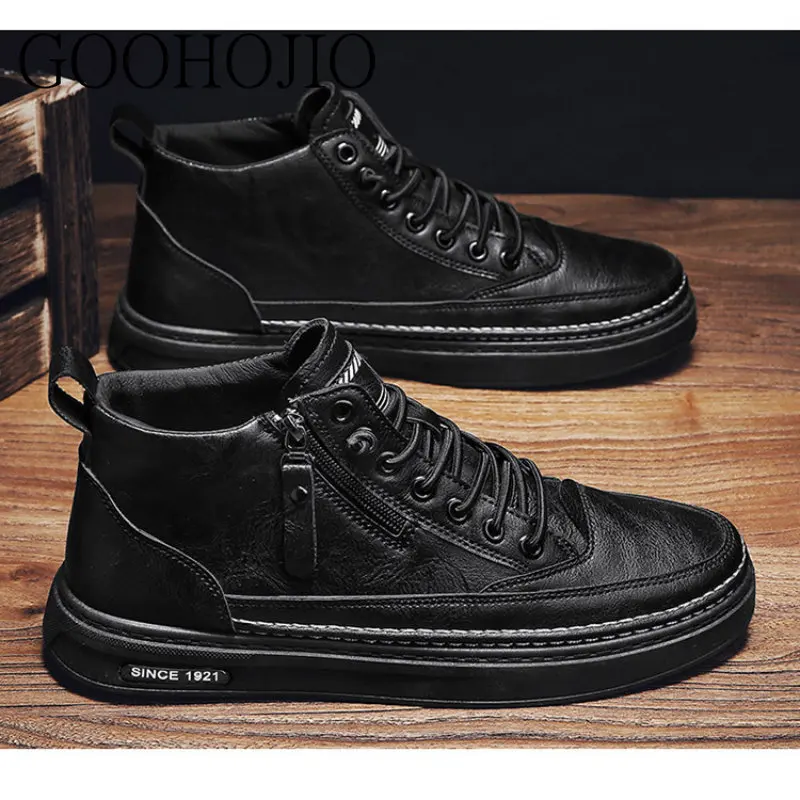 Туфли мужские классические деловые дышащие на плоской подошве повседневные в