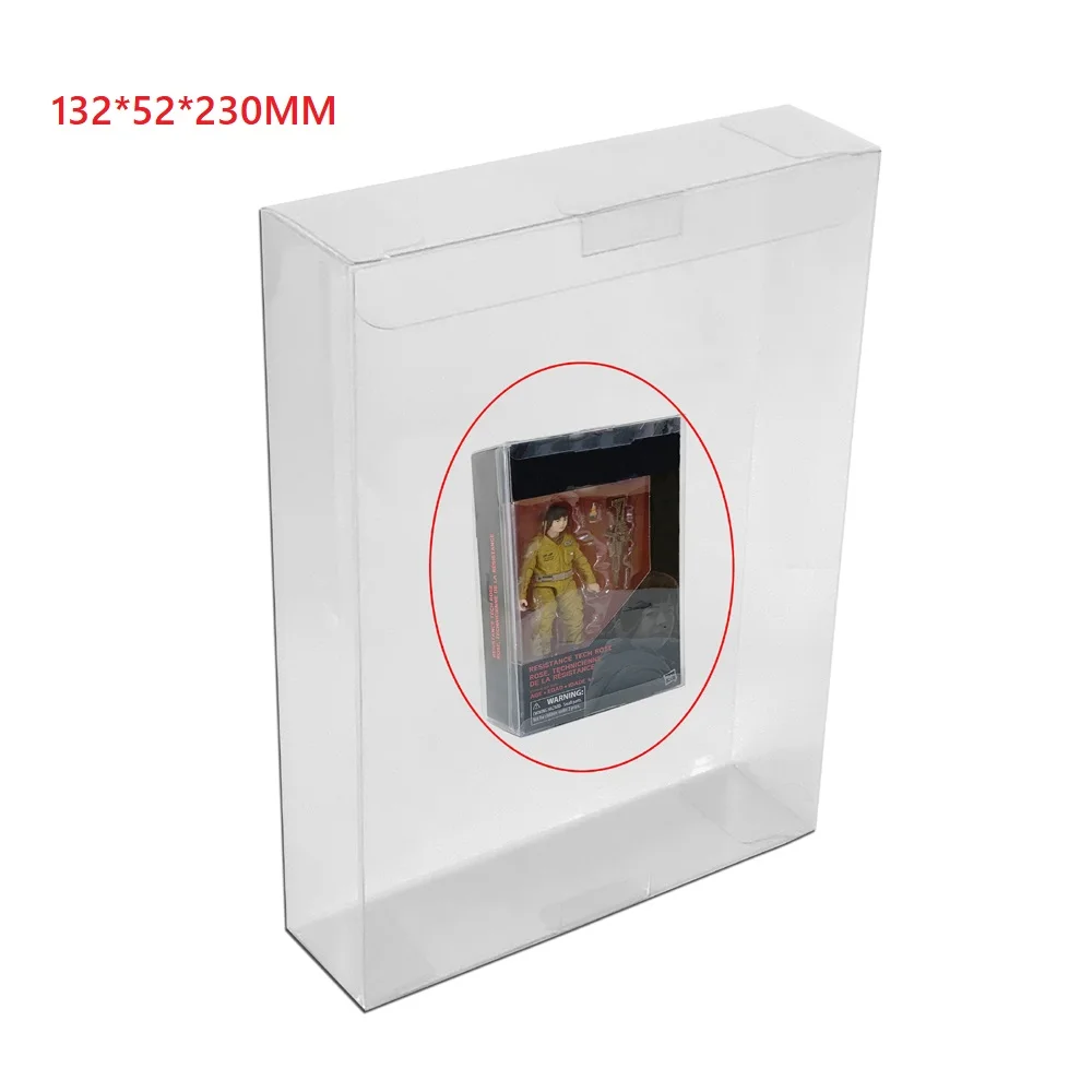 Ruitroliker 10 Uds Protector caso protectora de plástico caja de la caja de visualización para Star Wars negro Serie 6 pulgadas figuras