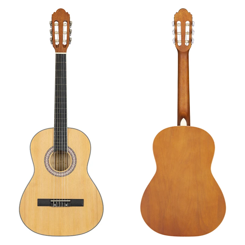 

Classical guitar 36 inch upright barrel Yunnan matte plywood Classical guitar for men and women playing professional guitar for