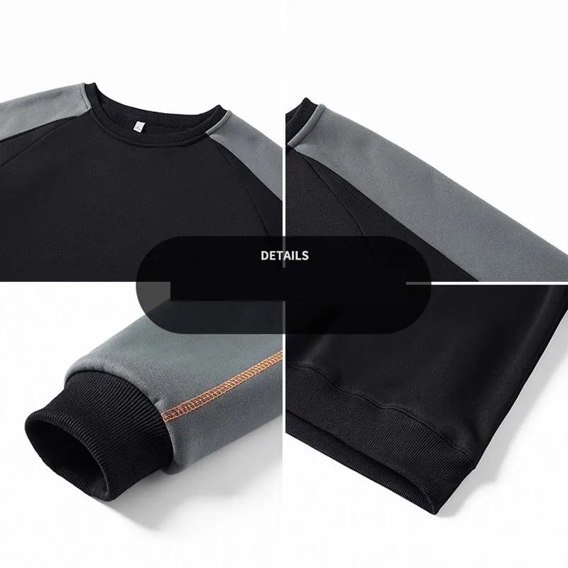 Men's Golf HAZZYS Casual Sweatshirts Hoodie Loose Pullover Long Sleeve Spring Autumn Men Pieces O-Neck Fashion Male 2023 New