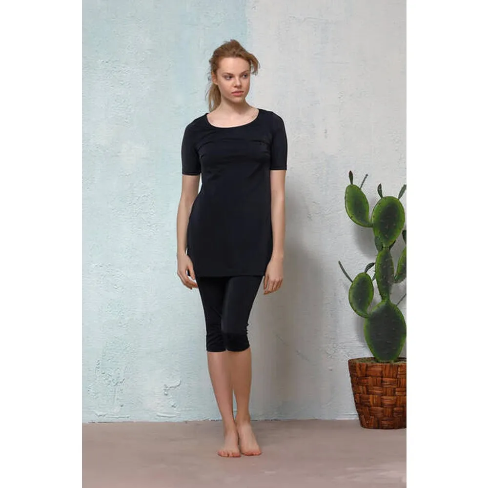 

Dorlie N-6081 Irises Black Semi-Closed