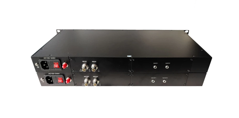 SDI волоконно-оптический конвертер 1080p видео передатчик приемник FC соединитель