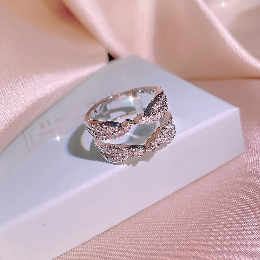 

925 Sterling Silver Jewlery Sets Ring Jewelry for Women Fine Wedding Bands Diamond Engagement Anel Gemstone Rings Females Box