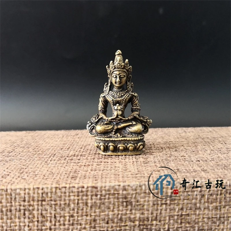 

Bonoric Changshou Buddha's Decoration Home Dedicated To The Buddha Statue Mini 48mm Small Buddha Statue