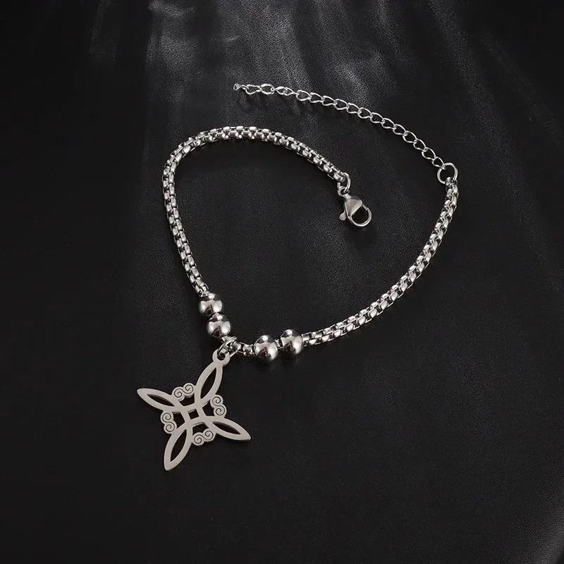 1 шт. браслет-подвеска с узлом ведьмы женский браслет-цепочка в коробке