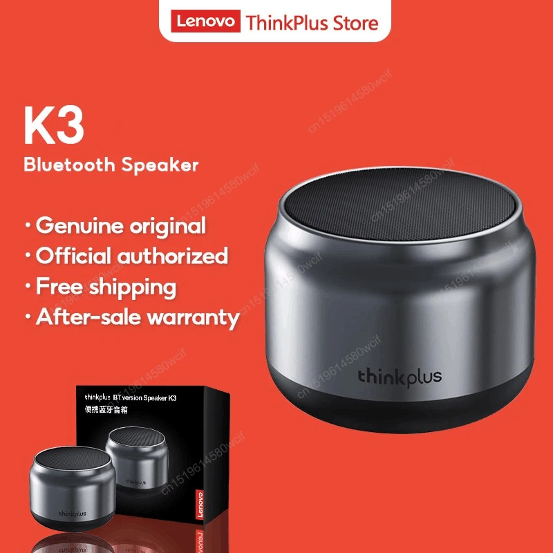 

Original Lenovo K3 Bluetooth 5.0 Portable Speaker 3D Stereo Surround Sound Subwoofer Wireless Speaker Hifi Loudspeaker Sound Box