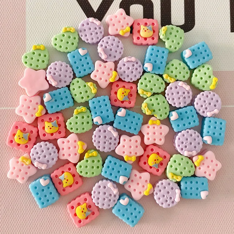 20 шт. кавайное мини-печенье из смолы сделай сам обувь шляпа айсбокс заколка