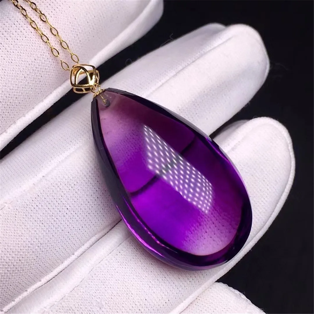 Ожерелье с подвеской в виде натуральной искусственной кожи золото 18 карат для