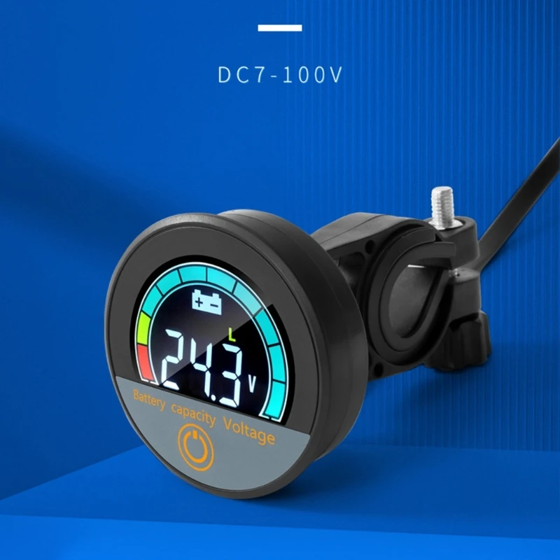 

LCD Digital Voltmeter DC7-100V Two Wire Voltage Meter Universal Battery Volt Tester Panel Volt Gauge Voltmetre Monitor Backlit