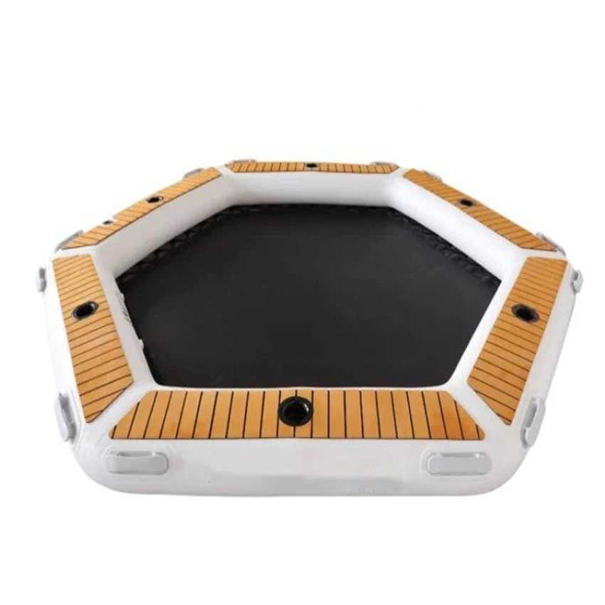 Плавающая надувная док-станция с вышивкой падения оборудование для водных игр