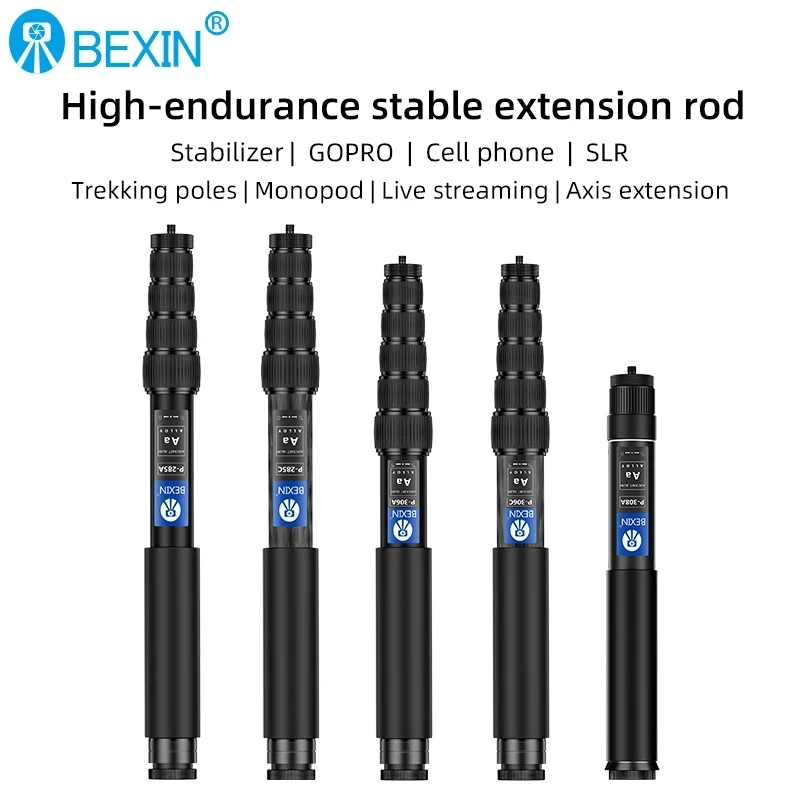 Профессиональный монопод BEXIN P285A P285C P306A P306C P308A удлинитель стабилизатор кронштейн для DSLR камеры видео фотографии