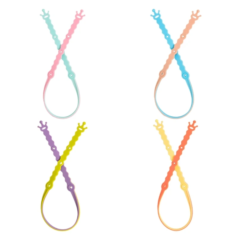 

Silicone Anti-lost Pacifier Chain Adjustable for Baby Newborn Teething Toy Gift