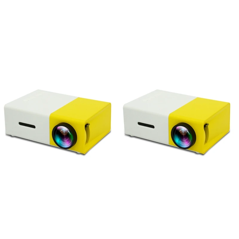 

YG300 Pro LED Mini Projector 1080P Full HD Supported HDMI-Compatible USB AV TF Portable Home Media Player EU Plug