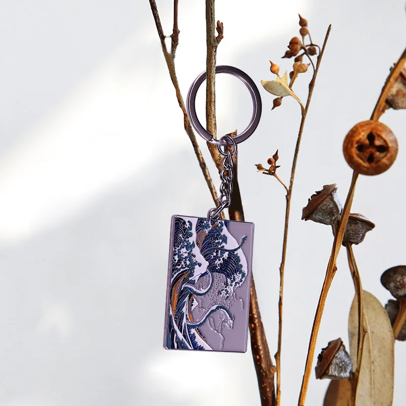 Брелок Haku Летающий в великой волне брелок с волнистым изображением отличный