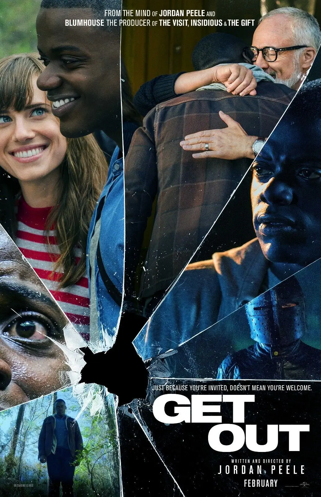 

Get Out Movie Wall Poster Prints Silk Art Picture Room Wall Decor