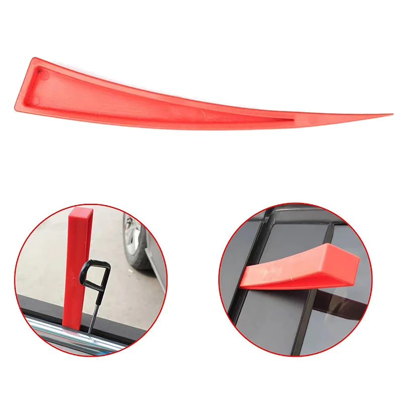 

Dent Plastic Red Car Universal Crowbar Enlarger Door Recess Body Window Door Wedge Remove Repair Hand Tools