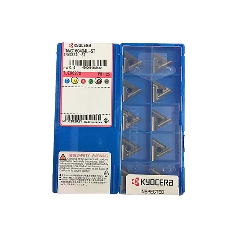 Kyocera карбидные токарные вставки TNMG160408TK TNMG160408 TNMG160404HQ TNMG160404MQ TNMG160404MS PR1125  (10 штук)
