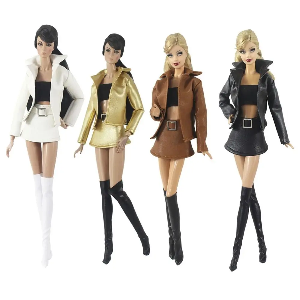 Модная одежда для кукол из искусственной кожи повседневная Kentile and Juba for BJD женская