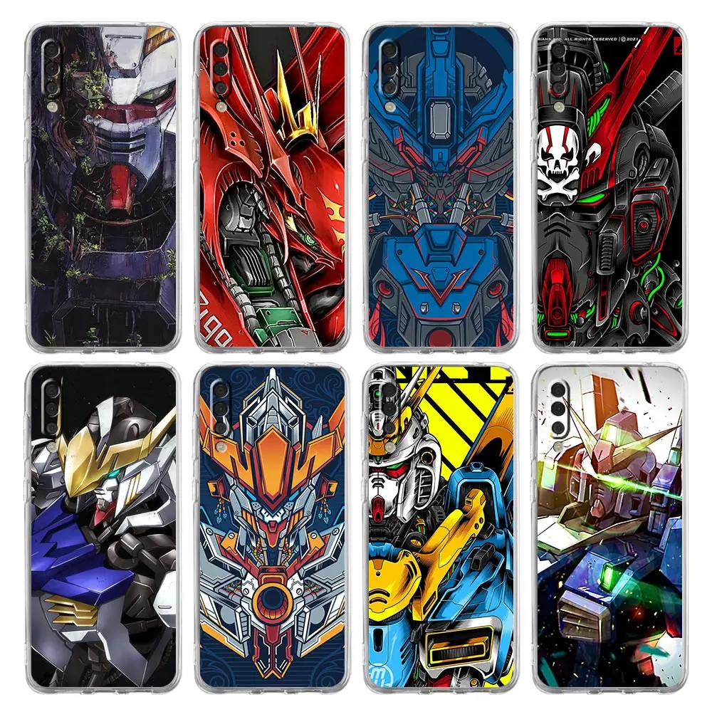 

Gundam Anime Fashion Phone Case For Samsung Galaxy A50 A70 A20 A30 A40 A20E A10 A10S A20S A02S A12 A22 A32 A52S A72 5G Cover