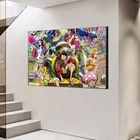 Декоративная картина на стену, украшение по номерам, цельный плакат, модный эстетический домашний декор