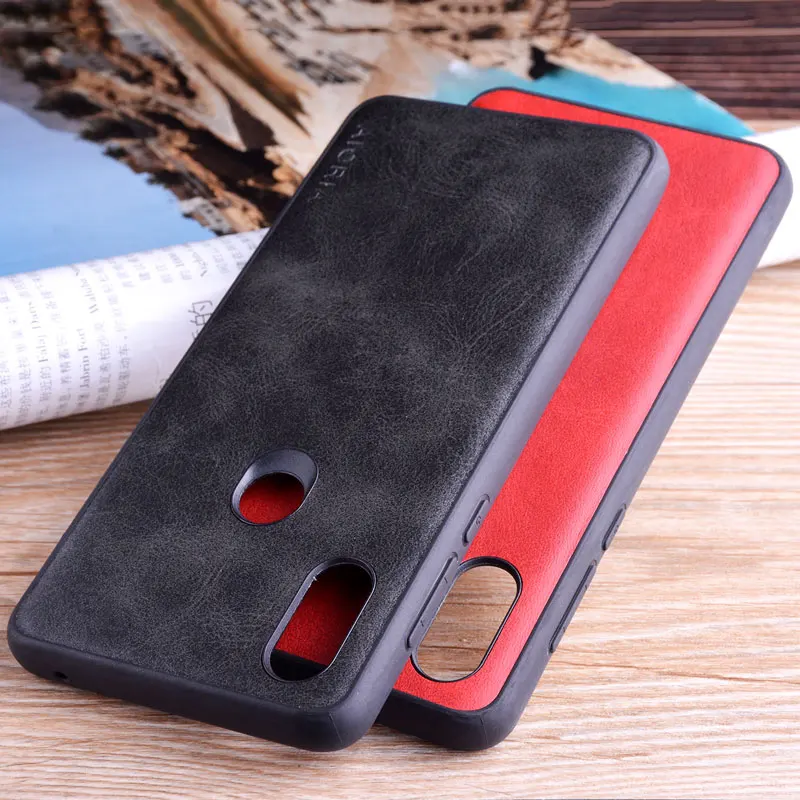 

for Xiaomi Mi Mix 3 case Luxury Vintage leather cover phone cases for xiaomi mi mix 3 funda coque capa Business Vintage style