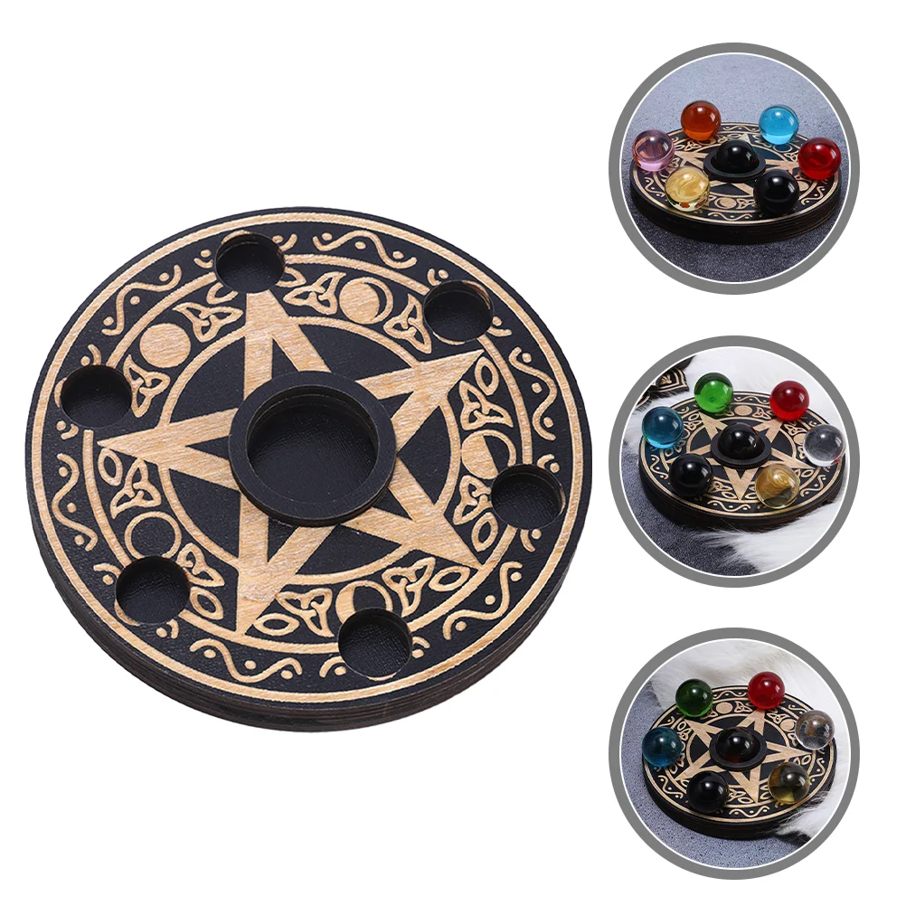 

Holder Sphere Egg Display Woodenstands Crystal Stand Tray Globe Goose Ostrich Desktop Baseglassriser Stone Easter Pentacle Decor