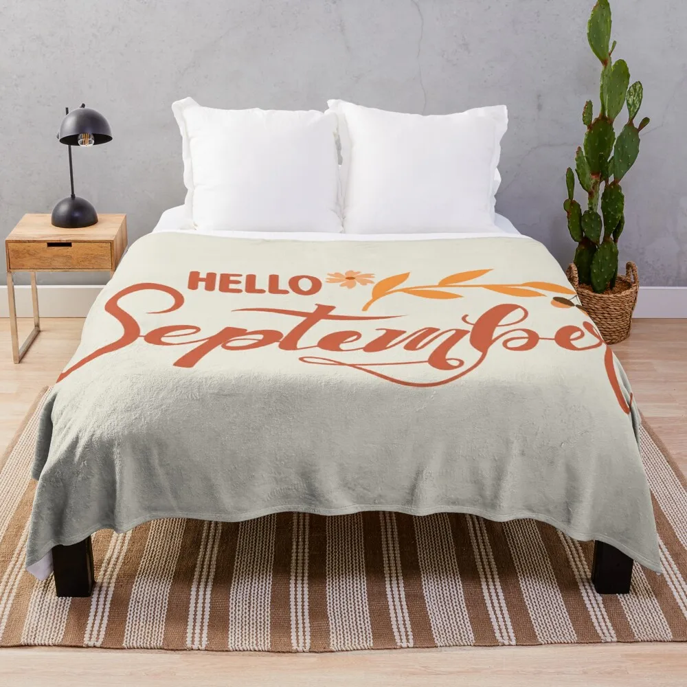

hello dear september Throw Blanket Fur Blanket
