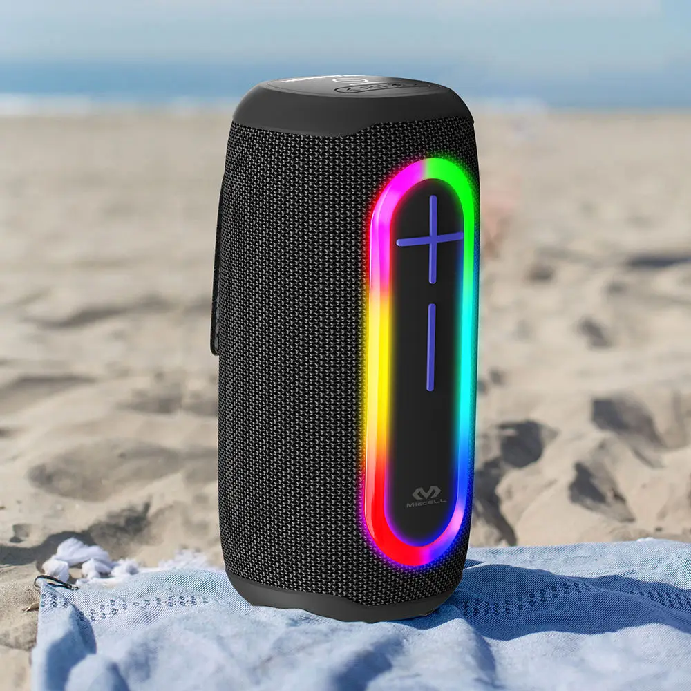 Портативная Беспроводная колонка P60, 20 Вт, мощная уличная Водонепроницаемая Колонка IPX67, Bluetooth 5,3, Подключаемая карта басов, RGB