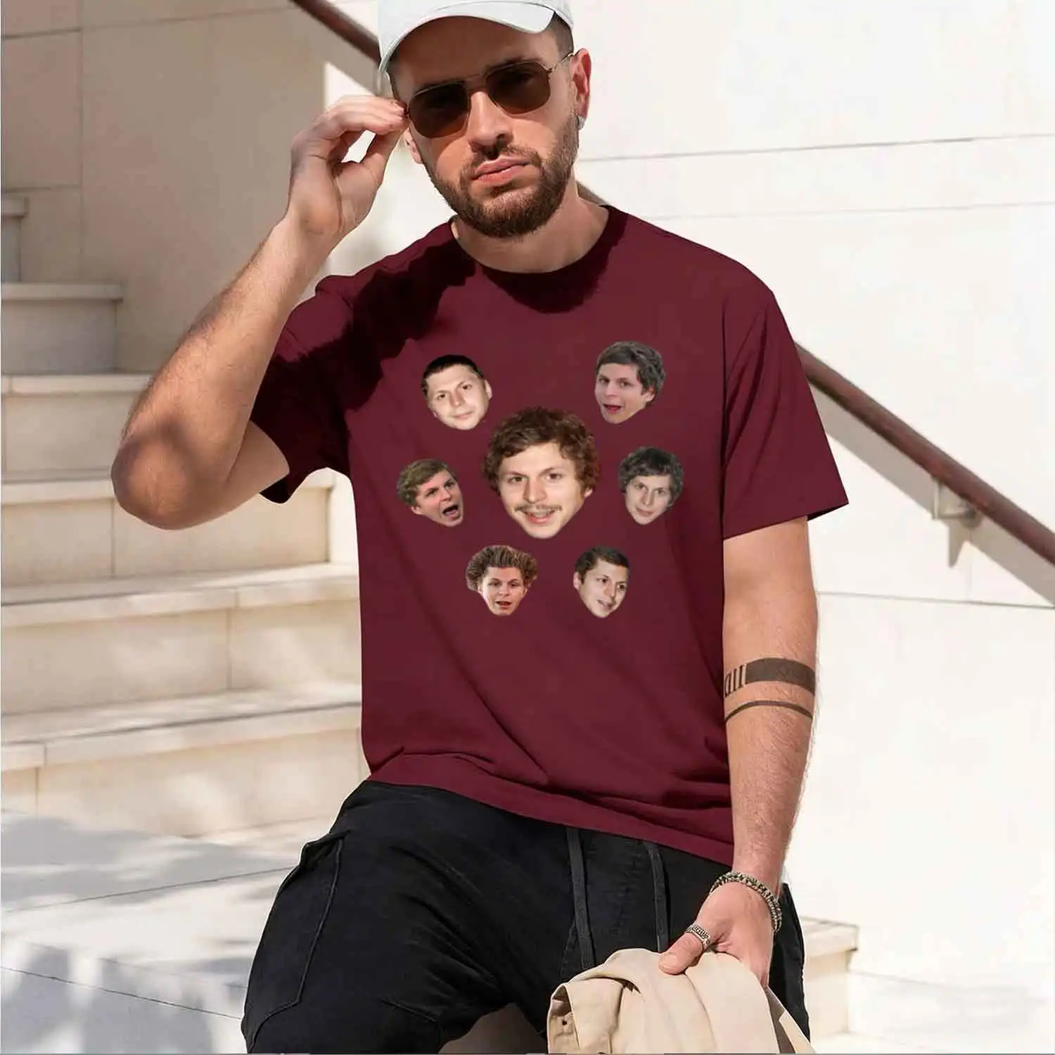 Футболка мужская с коротким рукавом и круглым вырезом The Holy Seven For of Cera Sticker 2026, новая модель, классическая повседневная, в различных цветах и размерах (art.: 3920daf8eb002) - 3920daf8eb002