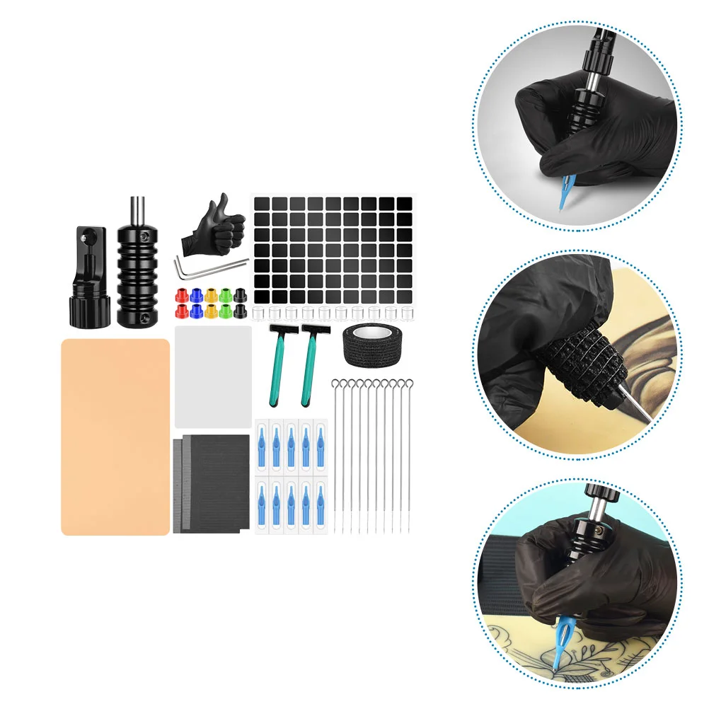 

Kit Pen Holder Diy Needles Tattooing Machine Tools Rotary Tool Beginner Professional Practice Rack Starter Complete Storage