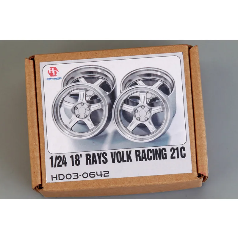 

Hobby Design 1/24 HD03-0642 18' Rays Volk Racing 21C Wheels Resin Modified Parts