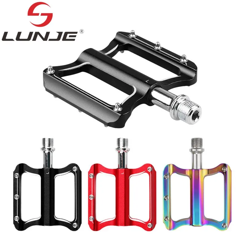

LUNJE педаль для горного велосипеда, педаль с подшипником, дорожный велосипед, педаль из алюминиевого сплава, велосипедные аксессуары