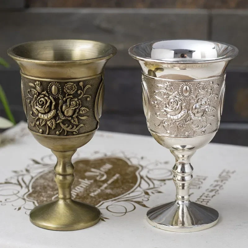 120 мл 150 бокал для вина в стиле ретро из цинкового сплава чашка ликера барная A Sip