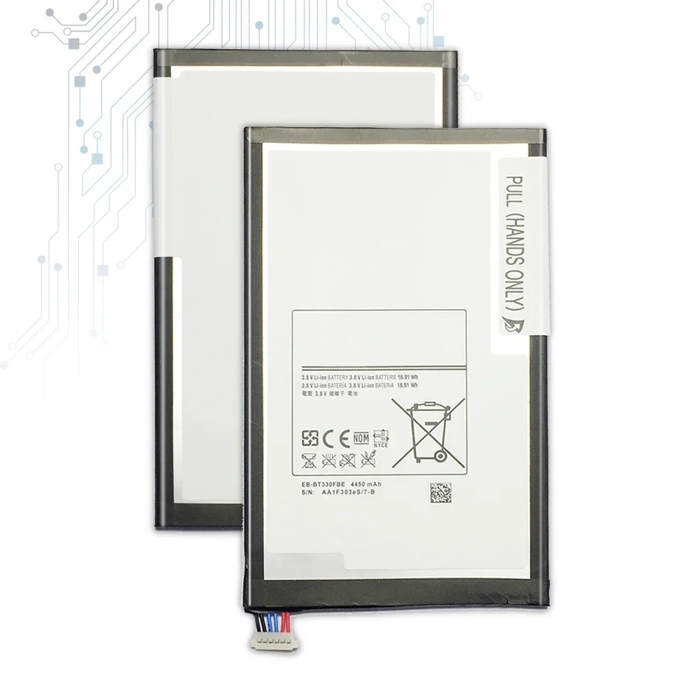 EB-BT330FBE Аккумулятор для Samsung Galaxy Tab 4 8 0 T330 T331 T331C T335 SM-T330 SM-T331 SM-T335 4450 мАч Номер