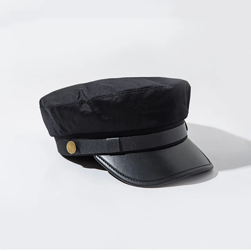 Кепки унисекс для газетчика повседневный берет с плоским верхом и короткими