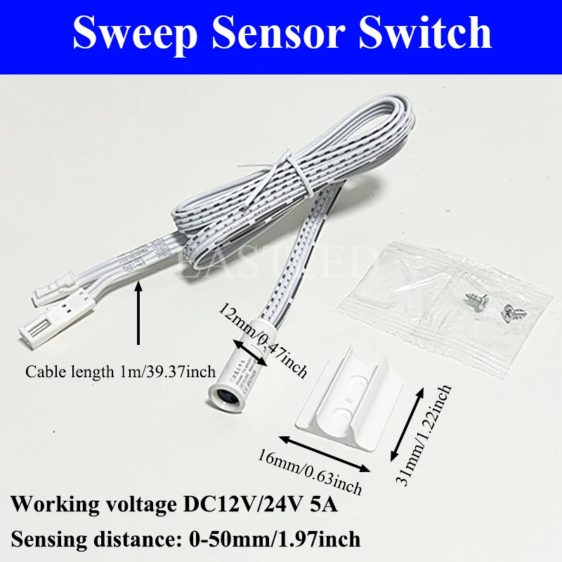 Ручной датчик развертки выключатель света Handwave разъем JST папа и мама