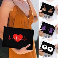 cosmetic bags women makeup bag beach holiday travel chest pattern zipper pouch travel toiletry organizer party make up bag