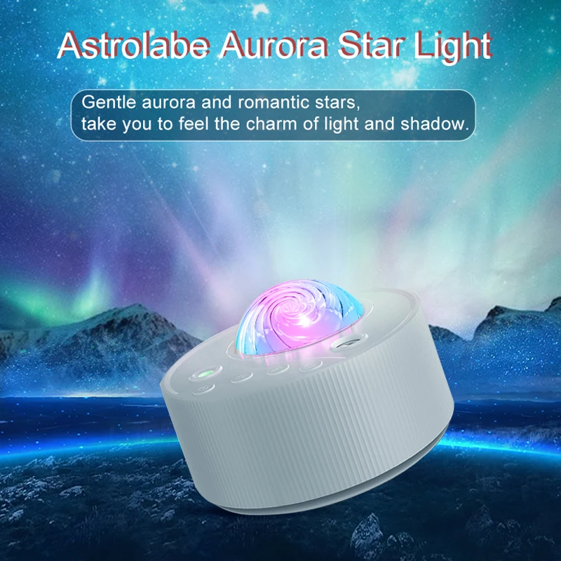 New Projector Starry Sky Galaxy Aurora Stars Projector Night Light LED Lamp for Bedroom Room Decor Decorative Nightlights