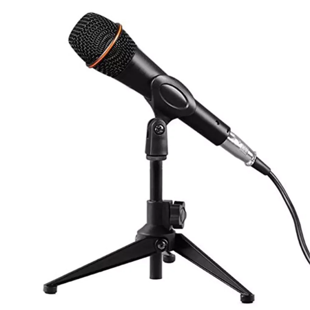 

Condenser Microphone Holder Stand Foldable MIC Desktop Tripod for PC YouTube Video Skype Chatting Gaming Podcast Recording