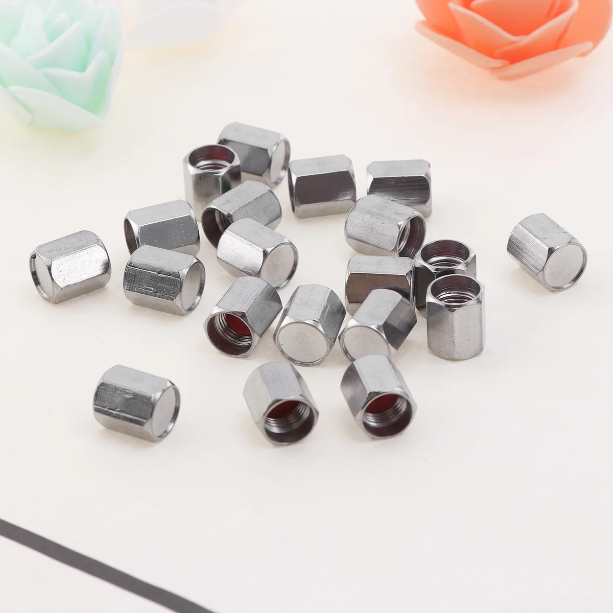 

20PCS Hexagon Useful Universal Tyre Caps Stem Wheels Accessories for Car Vehicle