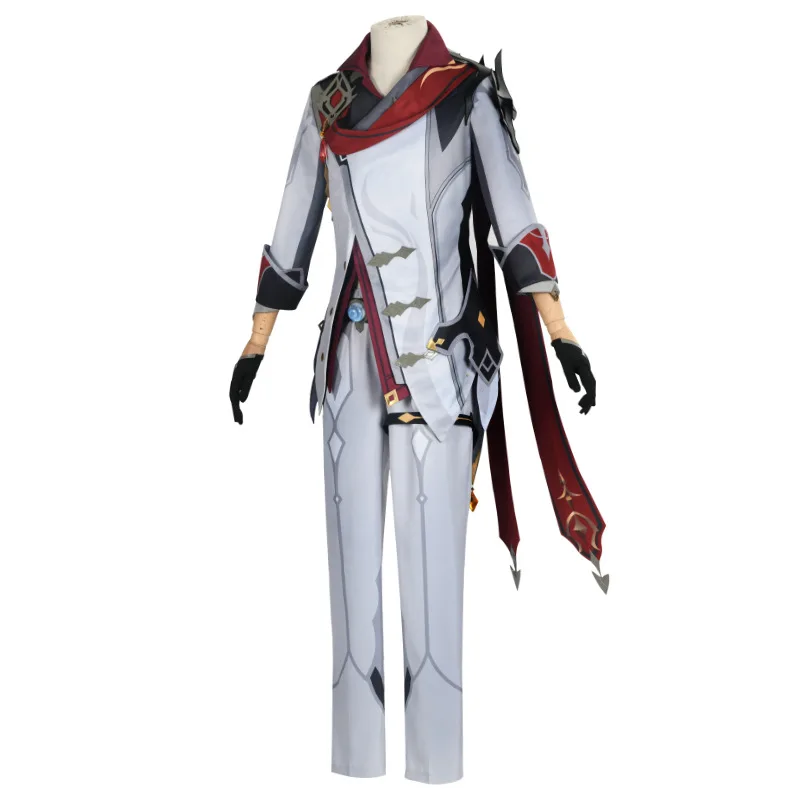 

Genshin Impact Childe Tartaglia Cosplay Costume Wig Shoes Earrings Game Suit Anime Costume Halloween Party Outfit Men